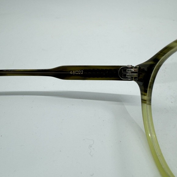ClassicEyeglasses Frames C3L Black Tortoise Green Round 48-22-140 H9534 - Picture 5 of 9